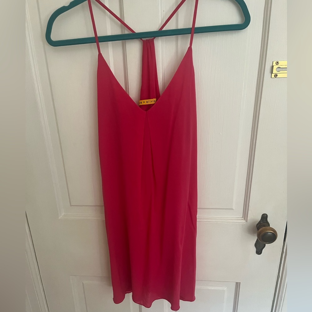Alice + Olivia Pink Slip Dress